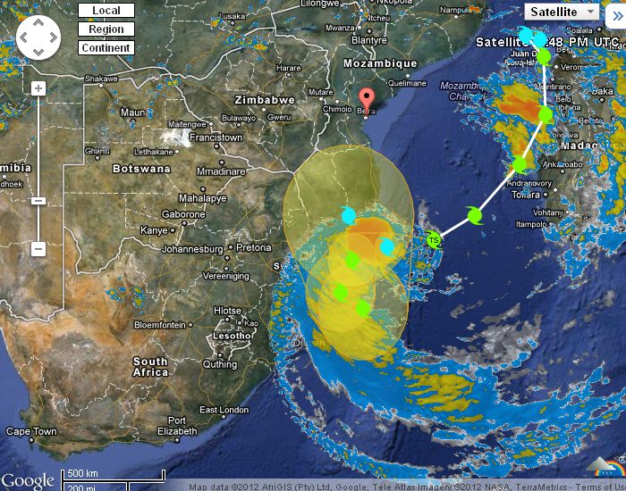 SA Weather and Disaster Observation Service Weather Underground
