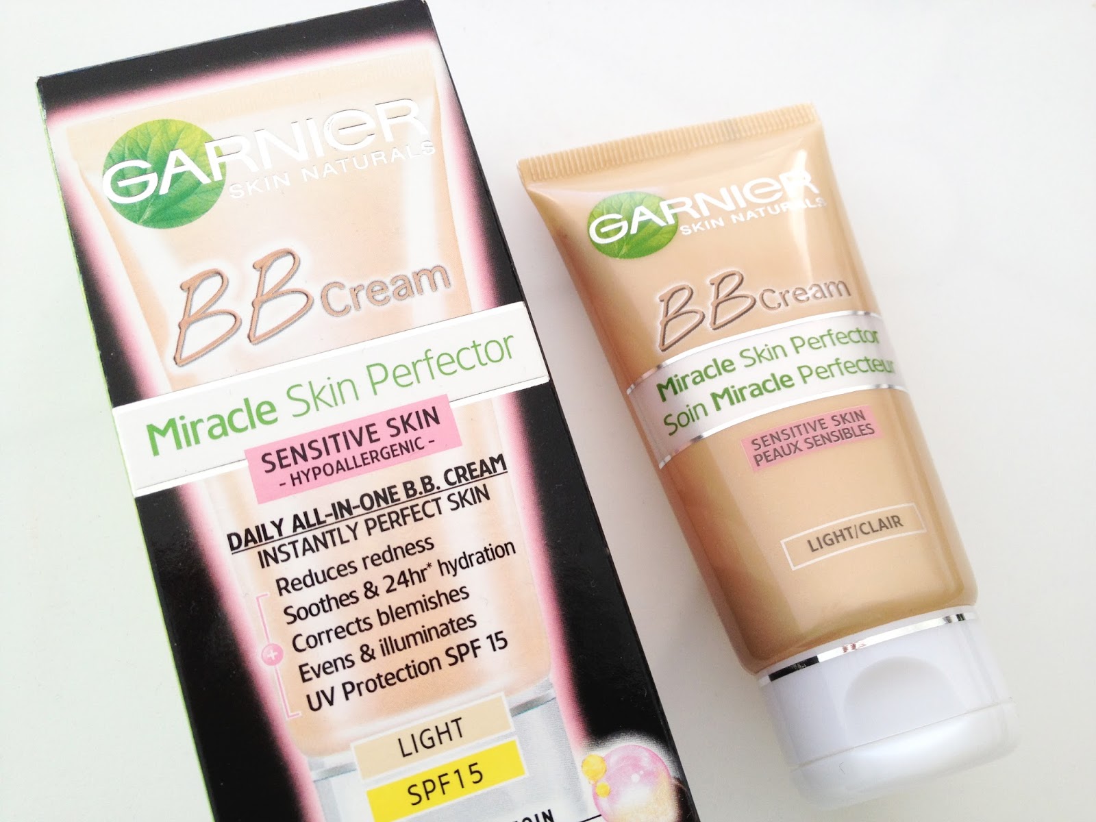 rêveriebelle beauty blog Review Garnier BB Cream for sensitive skin