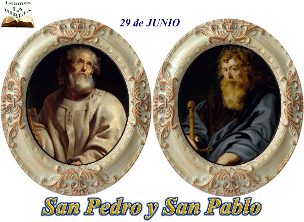 Leamos la BIBLIA San Pedro y San Pablo
