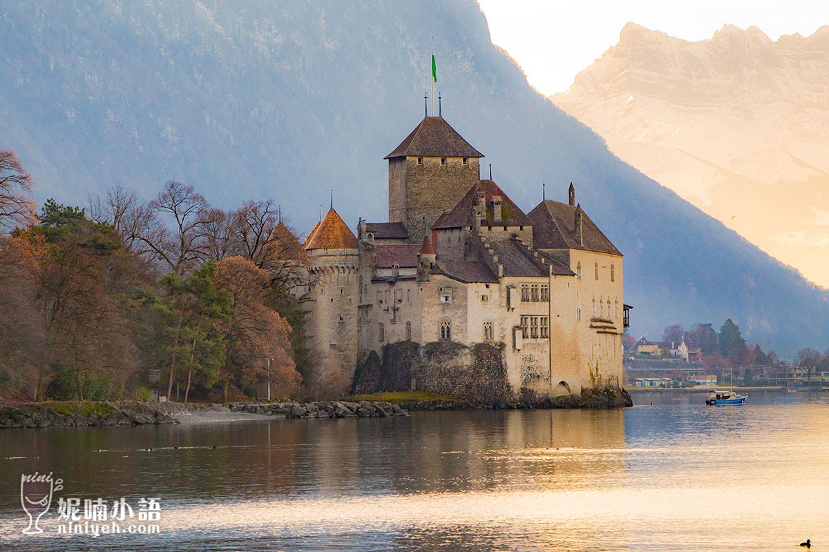 【瑞士蒙特勒景點】西庸城堡(Chateau de Chillion)。『到此一遊』發源地