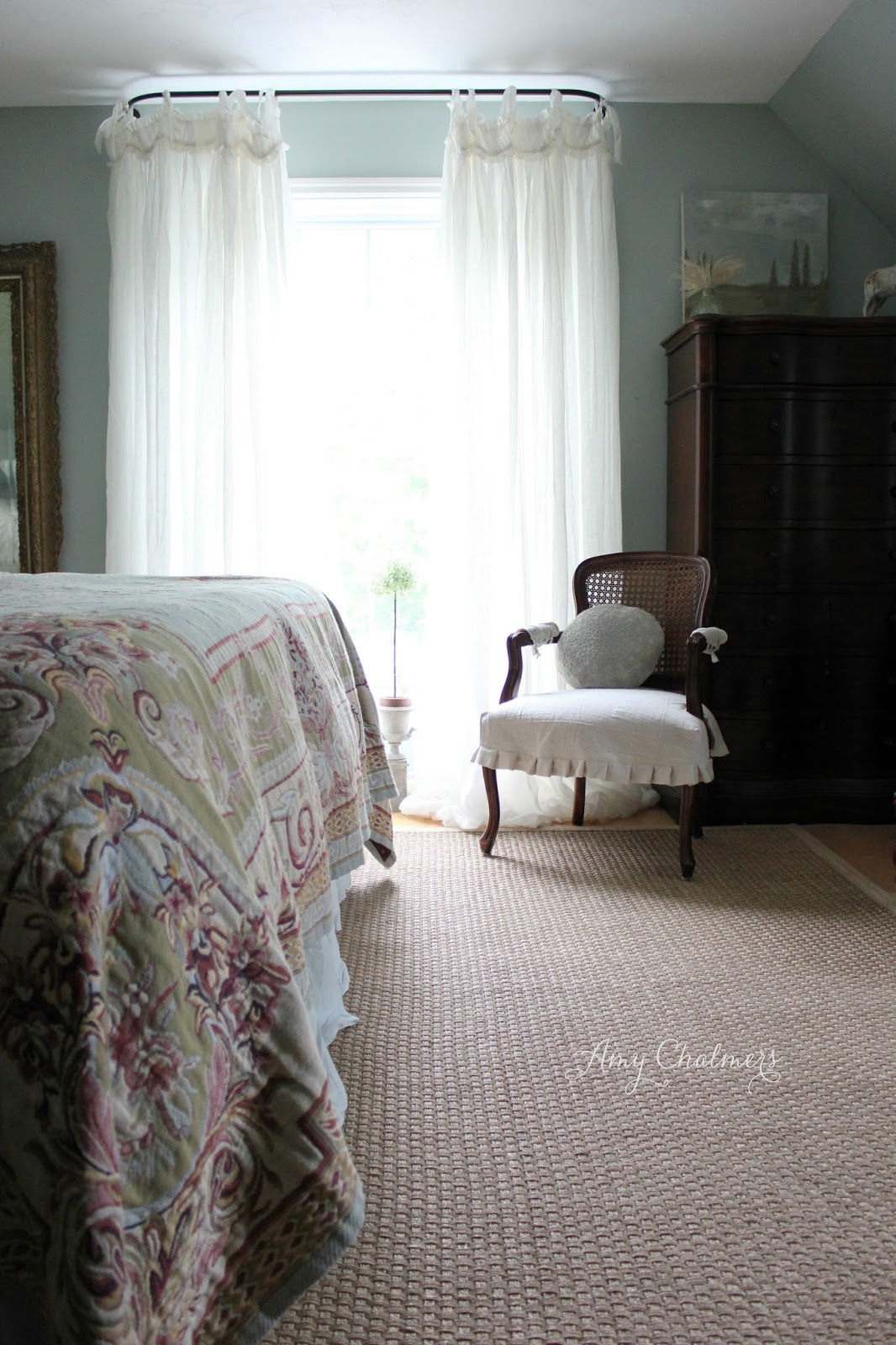 Maison Decor Luscious Linen Balloon Curtains for Master Bedroom