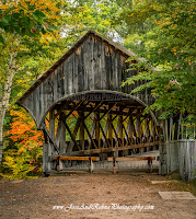 Sunday river covered bridge - Artists bridge Maine Sunday River covered Bridge historic Maine Attraction Artists Bridge