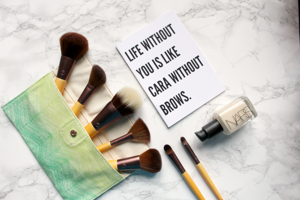 Eco Tools Face Brushes Eco Tools Face Brushes in makeup pouch