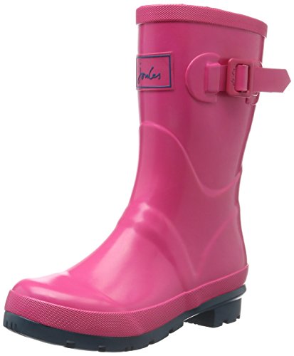 Rain Wear For Women: Comfortable Women's Pink Mid-Calf Rain Boots With ...