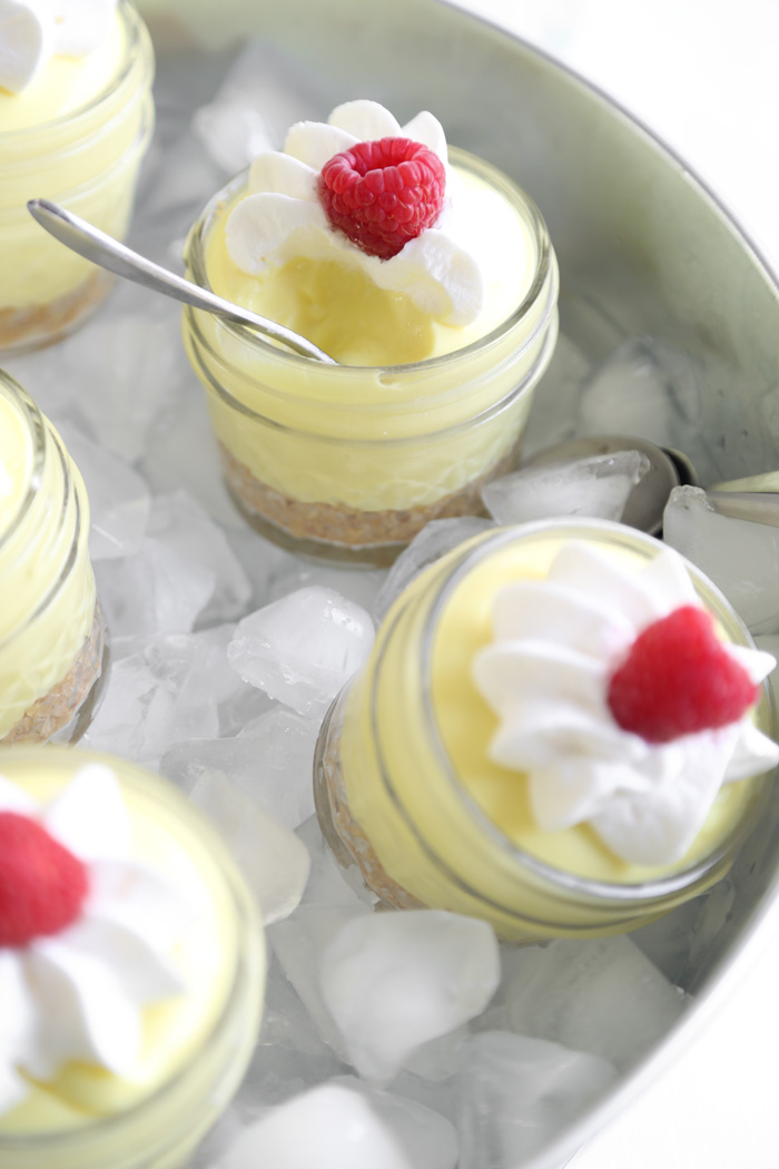 Lemon Icebox Pies in Jars | Sprinkle Bakes
