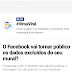 O Facebook vai tornar público os dados excluídos do seu mural? A resposta é não. E também não adianta publicar a mensagem "eu não autorizo" no seu Facebook