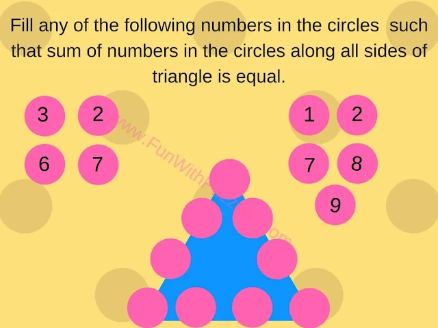 Teen Mathematics Brain Test: Circle Triangles-4