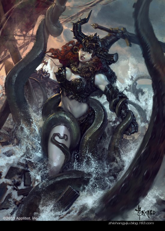 Mais impressionantes ilustrações de fantasia de Bayard Wu Bayard Wu deviantart ilustrações fantasia chinesa games