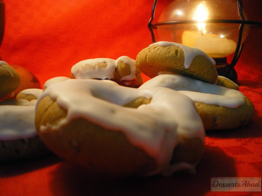 Rosquillas de anís glaseadas