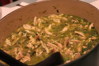 White chicken chili