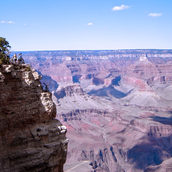 The view of the Grand Canyon, Arizona is awe inspiring.