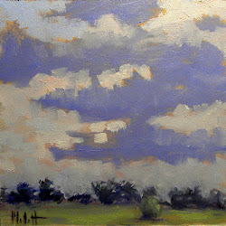 impressionist paintings landscape oil painting landscapes clouds impressionism skies malott heidi watercolor march