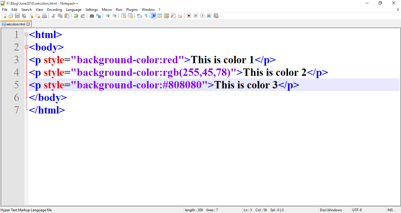 Css body color