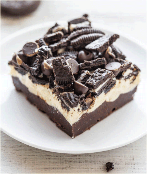 Loaded Oreo Cream Cheese Brownies