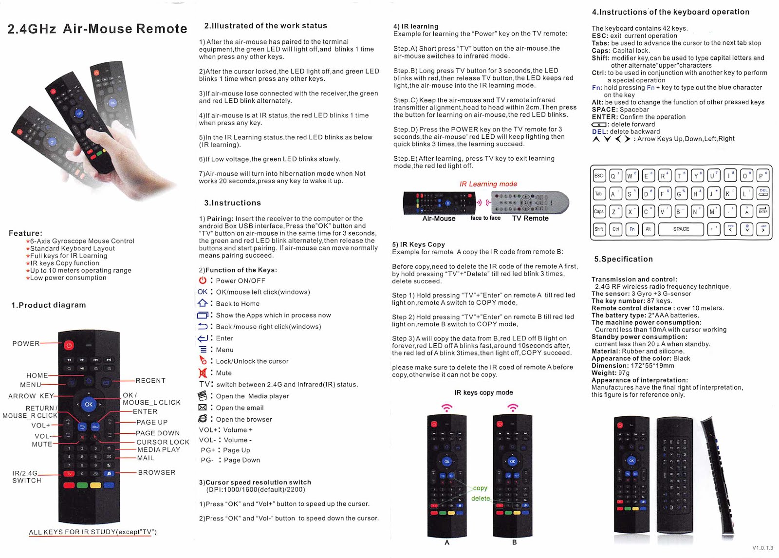 Calibrating a drifting MX3 Air Mouse ~ Gadget Victims