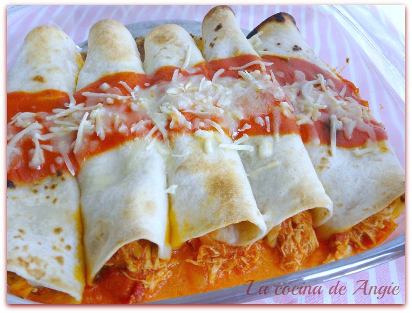 La cocina de Angie ENCHILADA DE POLLO EXPRÉS (Olla GM) (México)