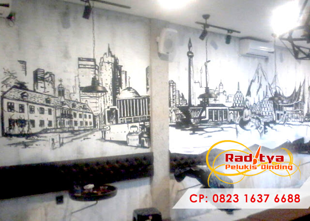 Wall mural cafe Wall mural cafe