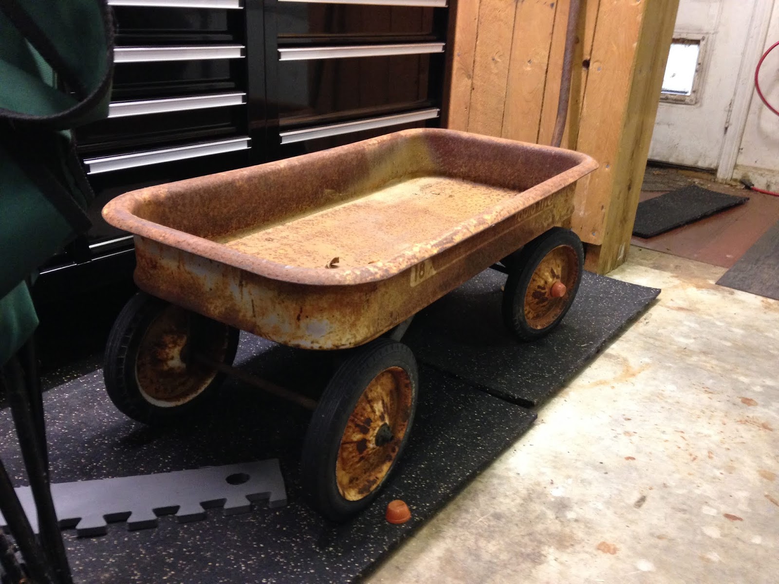 rat rod radio flyer wagon