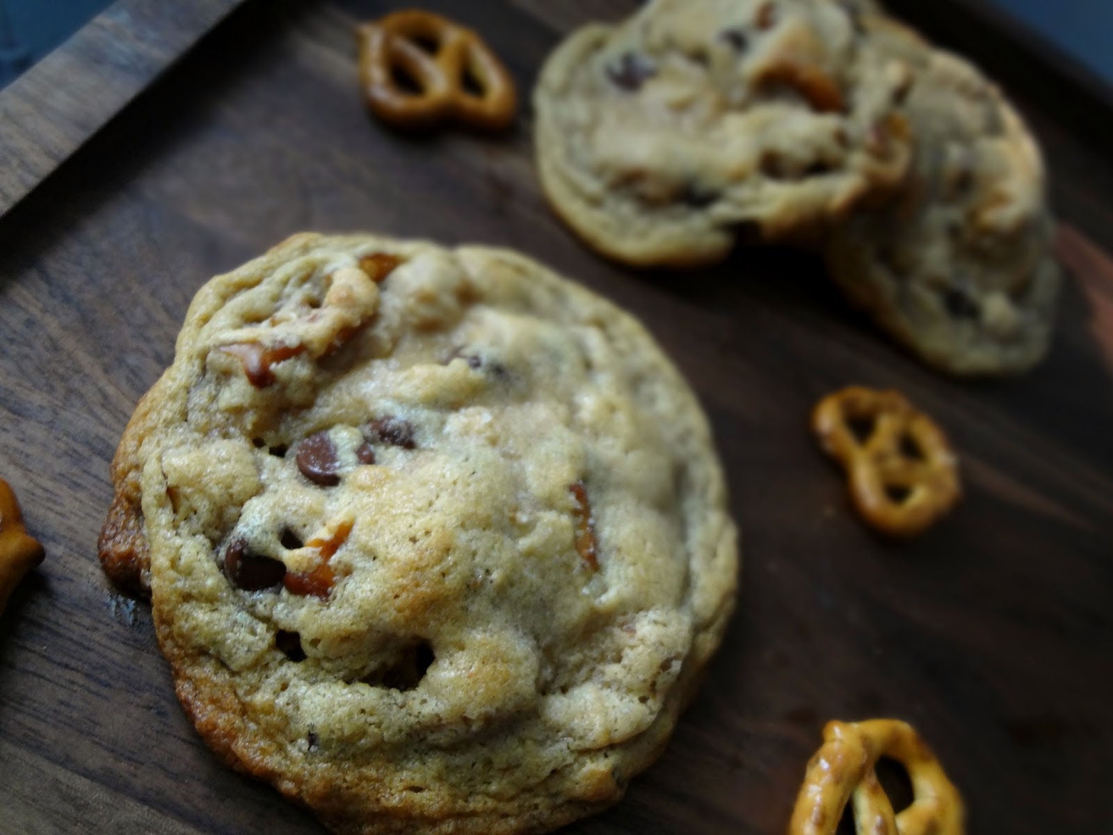 The Cooking Actress Pretzel Chocolate Chip Peanut Butter Cookies