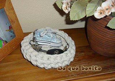 Cestos tejidos con trapillo