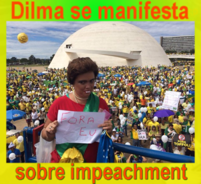 Dilma se manifesta sobre o impeachment, dia 13