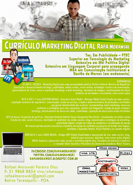 Currículo Criativo Marketing Porto Alegre