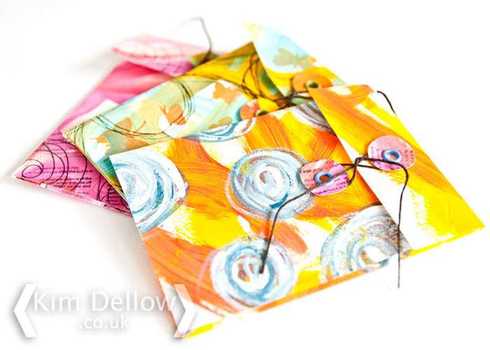 Click to this mixed media envelope tutorial on the Blitsy Blog