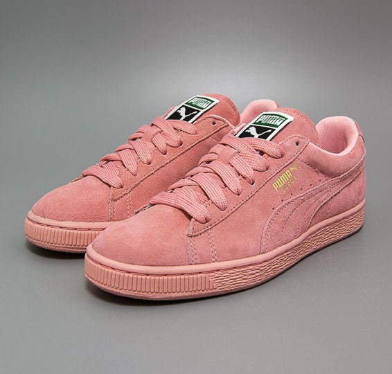 puma suede pastel pink