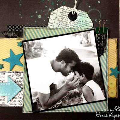 scrap scrapbook scrapbooking lo together we are family chalk studio ii my mind's eye father pai filho son