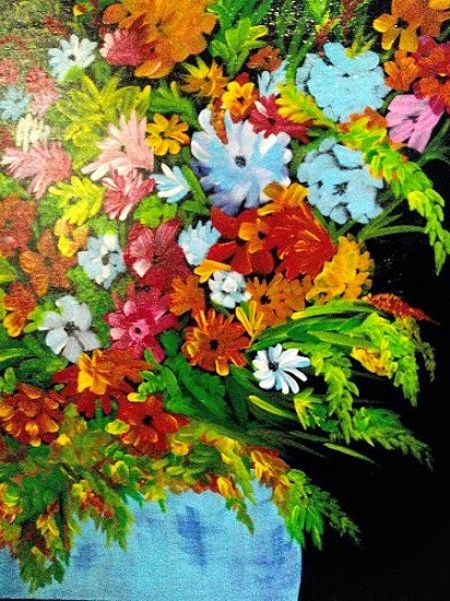 Radiance, painting by Madhavi Srivastava (part of her portfolio on Indiaart.com)