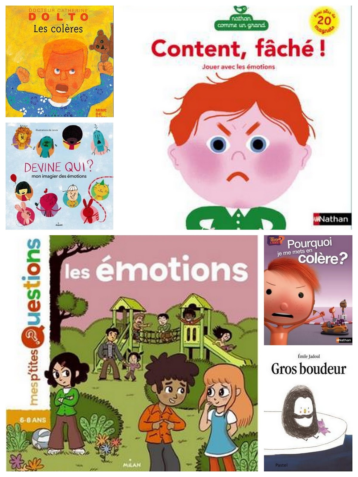 Livres Sur Les émotions Maternelle Crèche parentale Les Crabouillages: Suggestions de livres sur les émotions