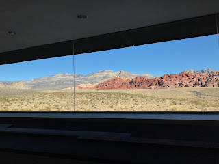 Panoramic view of the redrocks from the visitor's center Panoramic view of the redrocks from the visitor's center