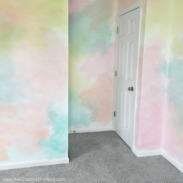 the Creative Orchard DECORATE WATERCOLOR Walls PAINT Technique (ORC