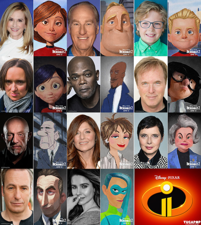 Incredibles 2 Characters List