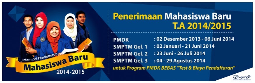 Pendaftaran Mahasiswa Baru Universitas Muhammadiyah Jember