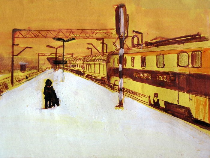 Железнодорожная живопись. Marta Zamarska 22 Железнодорожная живопись. Marta Zamarska 21