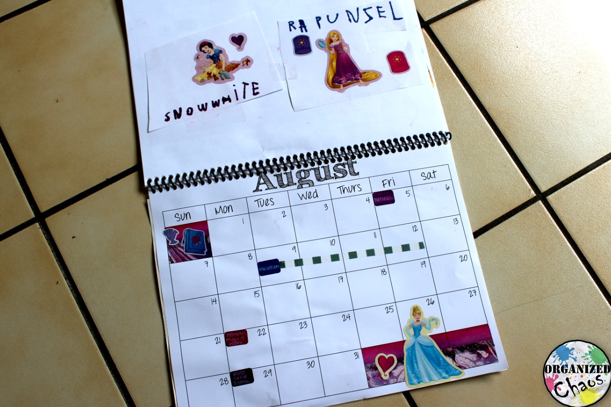 The Family Calendar a fun family project Organized Chaos