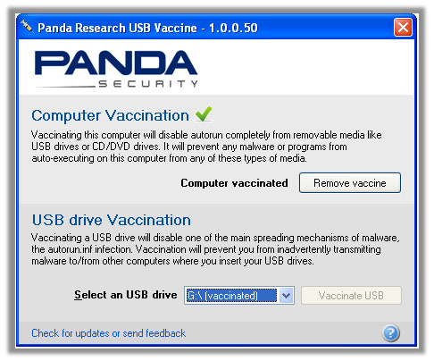 Download Panda USB Vaccine