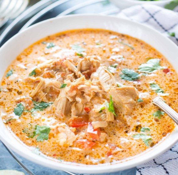 SLOW COOKER MEXICAN CHICKEN SOUP SLOW COOKER MEXICAN CHICKEN SOUP
