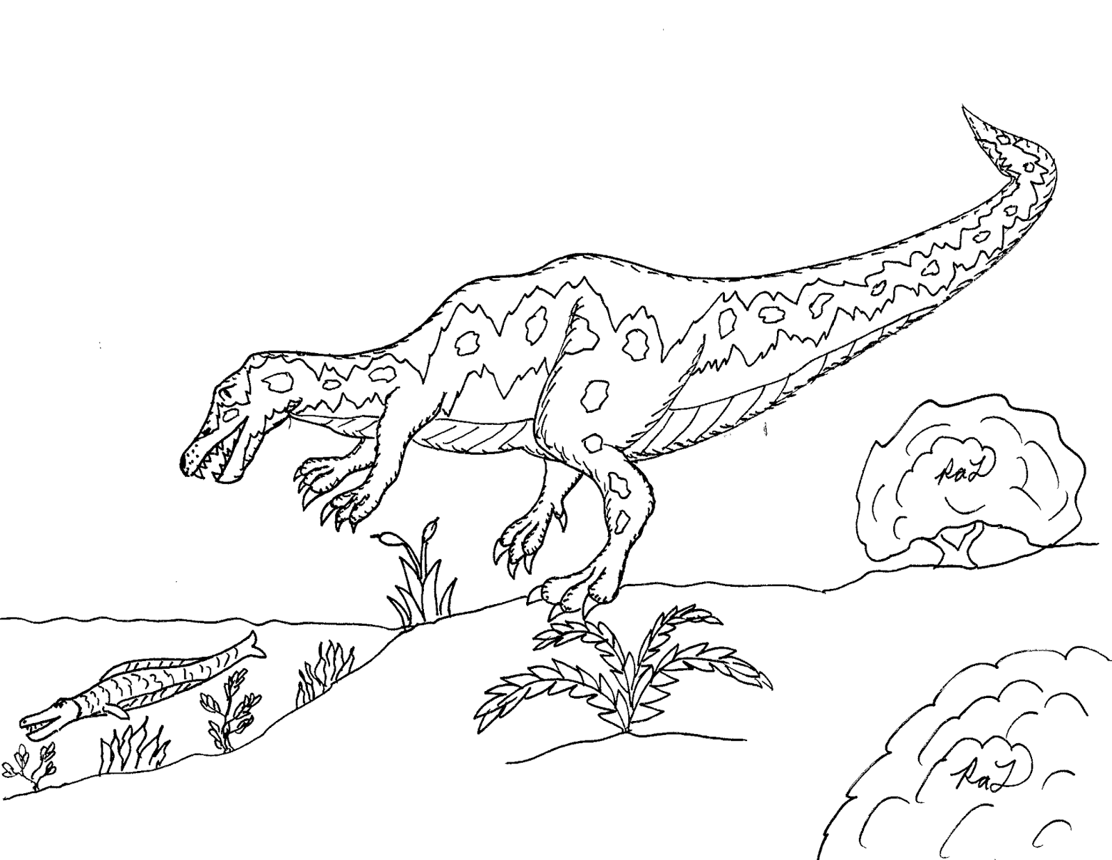 Featured image of post Baryonyx Dinosaur Coloring Page Are you one of them