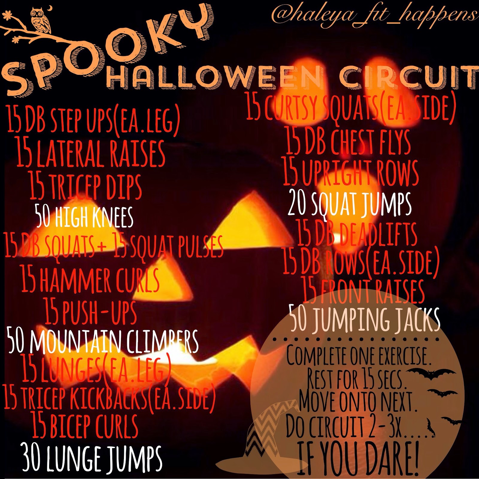 Fit Happens: SPOOKY HALLOWEEN CIRCUIT