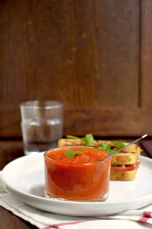 Indian Style Tomato Coconut Soup