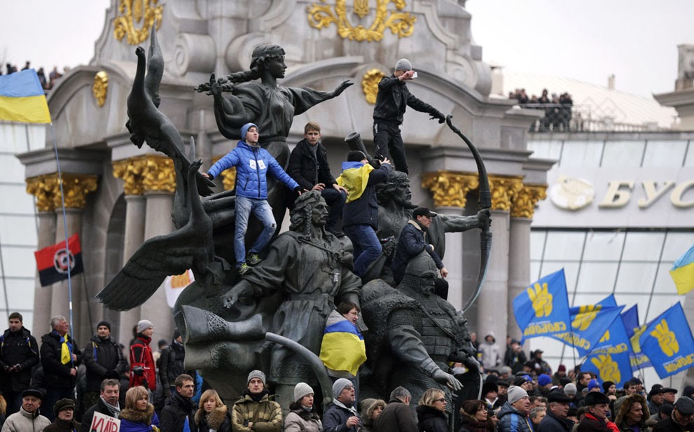 Fiesta, revolución y muerte en Ucrania