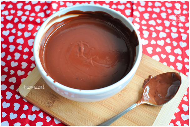 como fazer ganache de chocolate