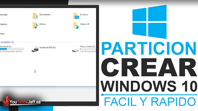 Como Crear una Partición en Windows 10 - Crear Particiones