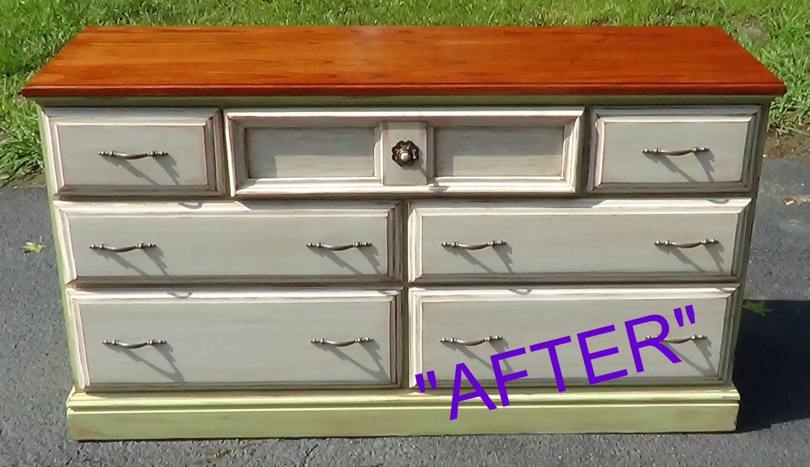 That's Not Junk...Refurbished Recycled Furniture Dresser without a plan