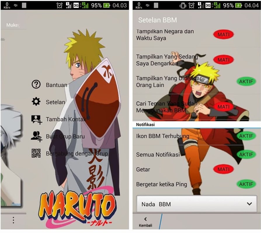 Download BBM Mod Naruto Shippuden Apk Terbaru Gratis Elhasany Software
