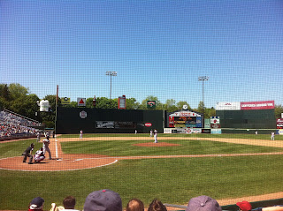 A view of Hadlock Field from our seats