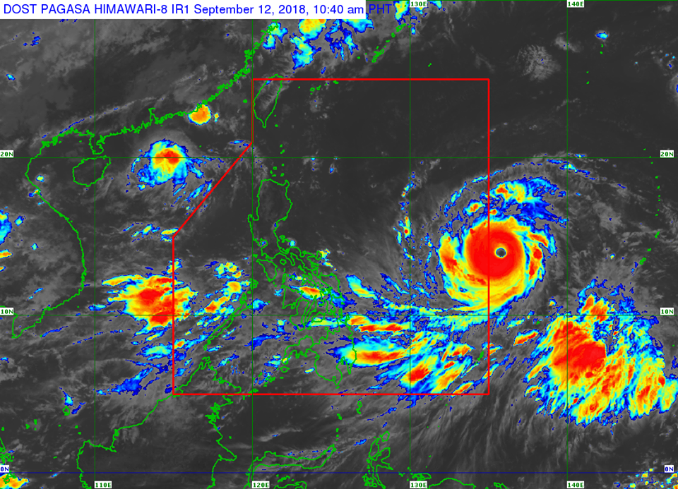 Typhoon Mangkhut (Ompong) PAGASA weather update September 12, 2018