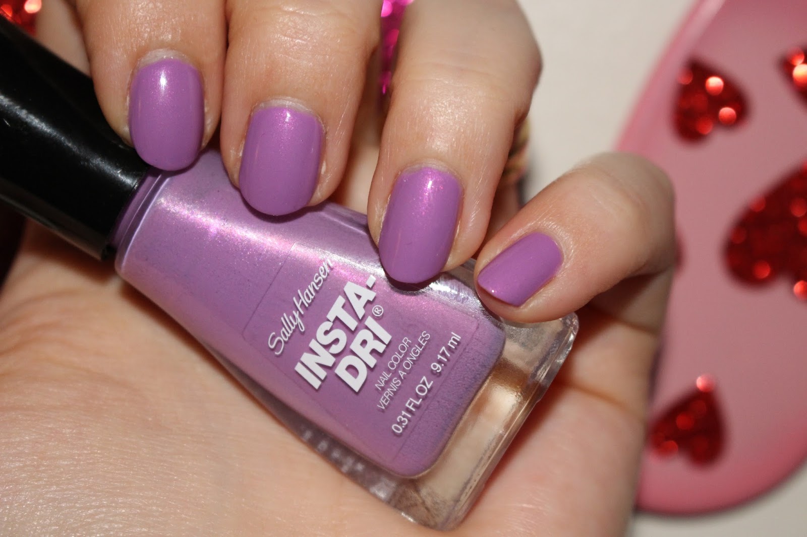 Sally Hansen Insta-Dri Nail Color in "Lively Lilac" - wide 1
